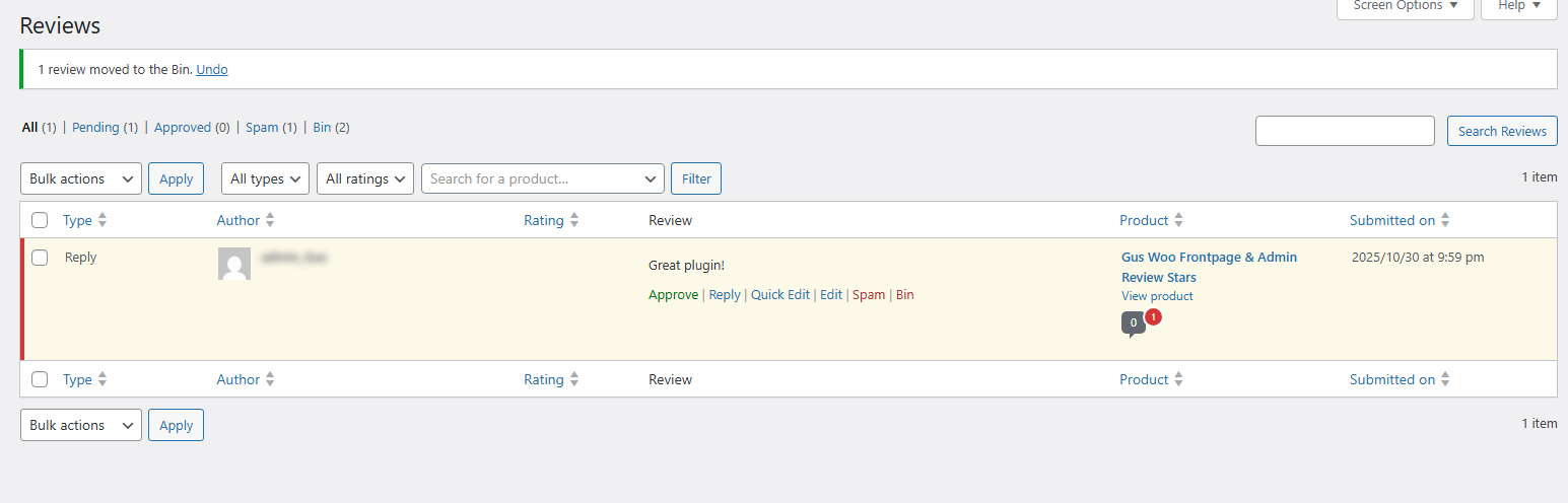 Gus Woo Frontpage & Admin Review Stars - Image 4